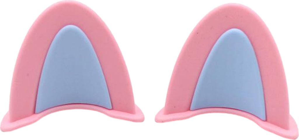 Motorradhelm-Ohren-Dekorationen, lebendige Farbe, kompakte Größe, einfach anzubringen, neuartige Ohren, bezauberndes Helm-Zubehör