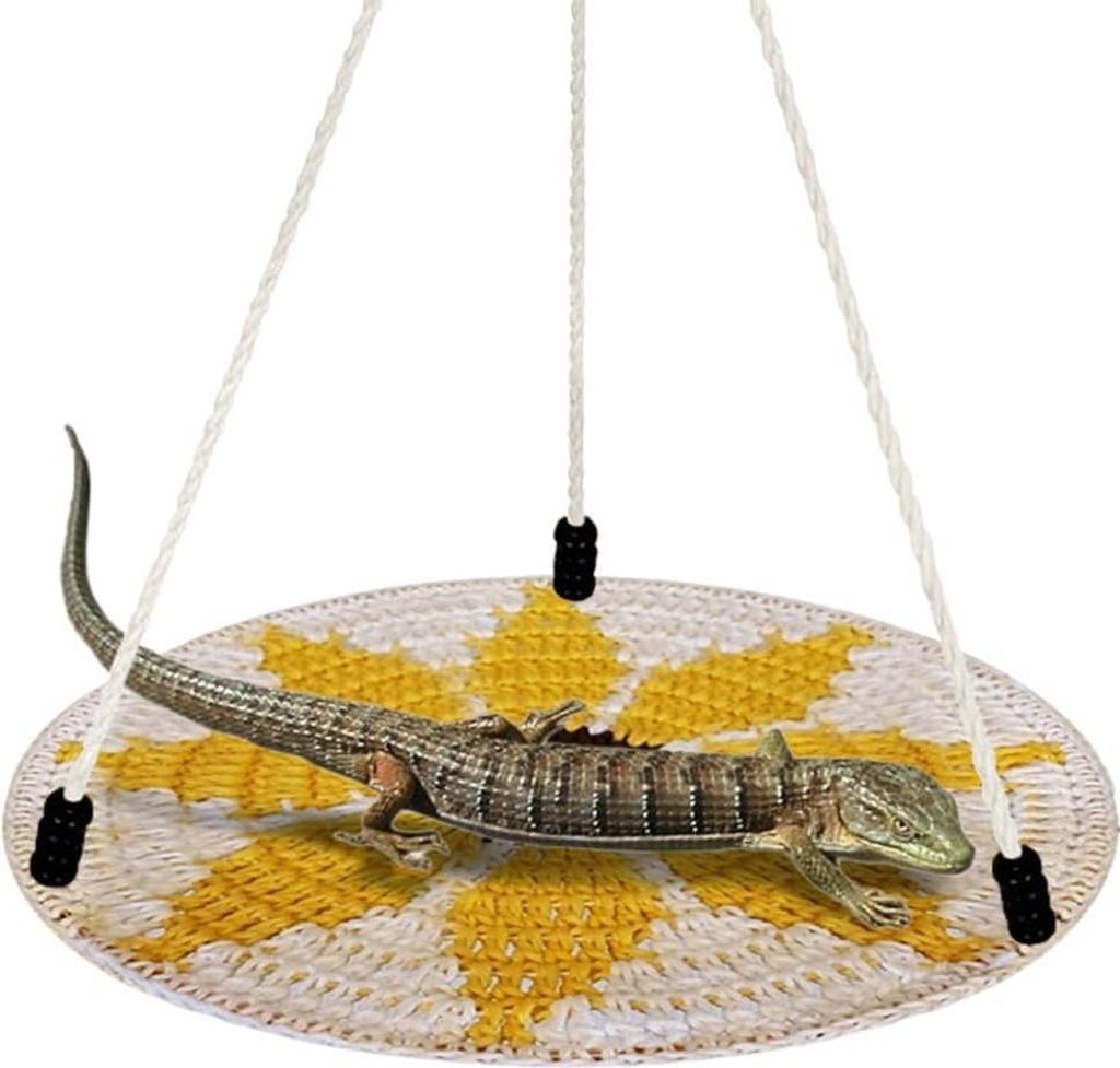 Reptilien-Hängematte Schwingbett - Baumwoll-Reptilienhängematte mit Haken für Reptilien - Vögel - Hamster - Ratten