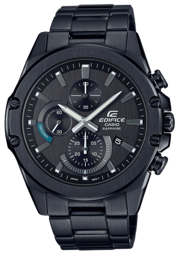 CASIO HerrenuhrEFR-S567DC-1AVUEF Edelstahl PVD Schwarz Produktbild 