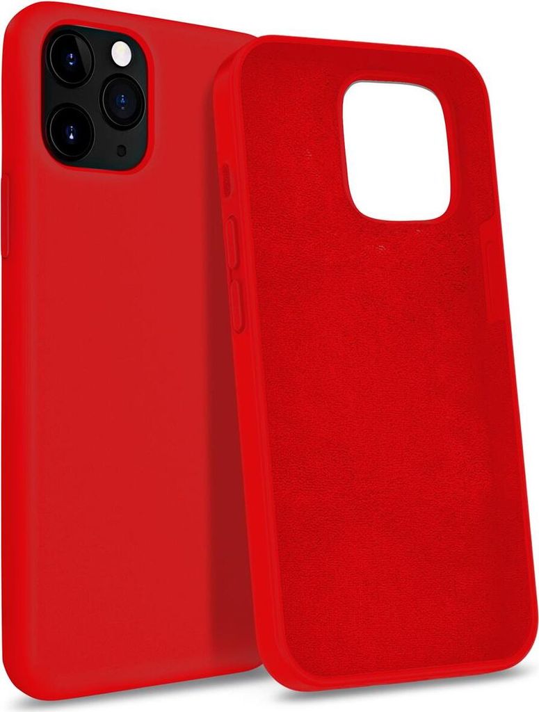 Hülle für Apple iPhone 11 Pro - Cover 3 Lagig (TPU / Hardcase / Mikrofaser) in Rot
