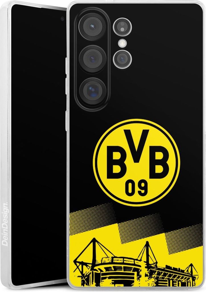 DeinDesign Handyhülle für Samsung Galaxy S25 Ultra Silikon Hülle Case Smartphone Schutzhülle BVB Borussia Dortmund Stadion