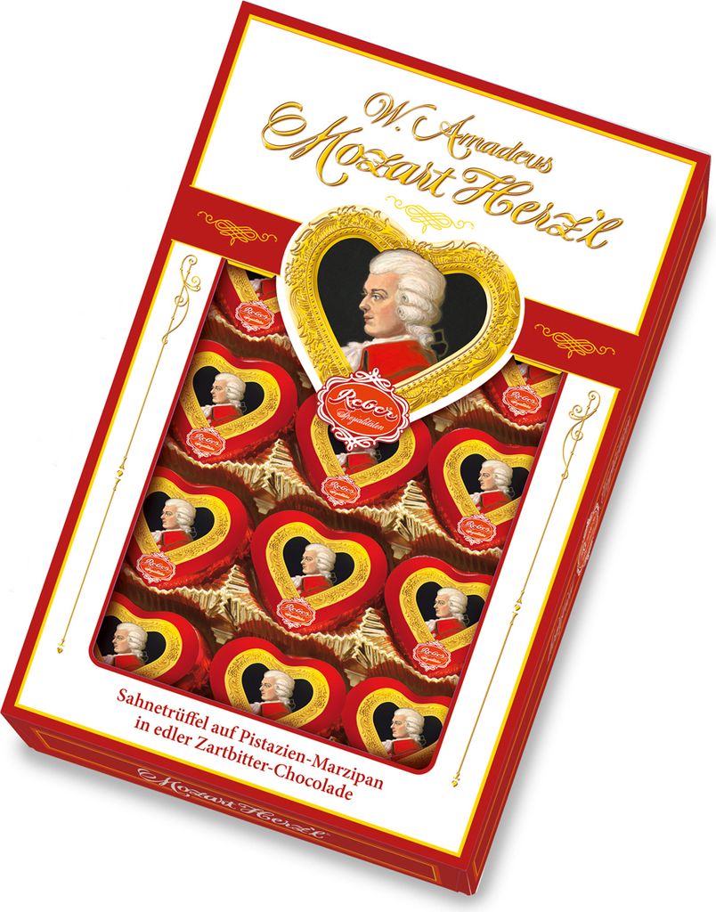 Reber Mozart Herz 15er 150g Produktbild 