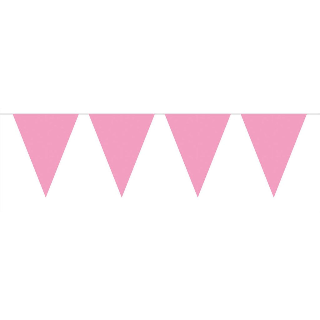 Wimpelkette Girly Rosa 10m