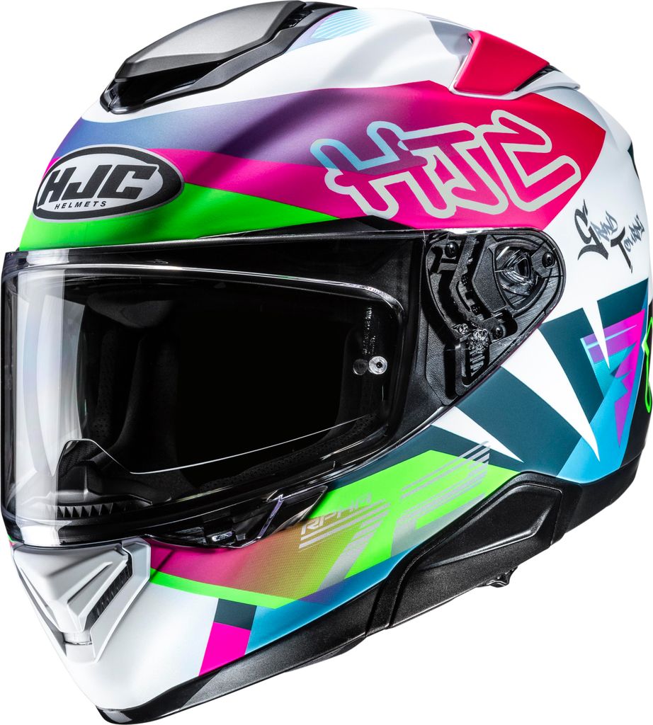 HJC RPHA 72 Goldy Integral Helm MC84SF Multicolor L