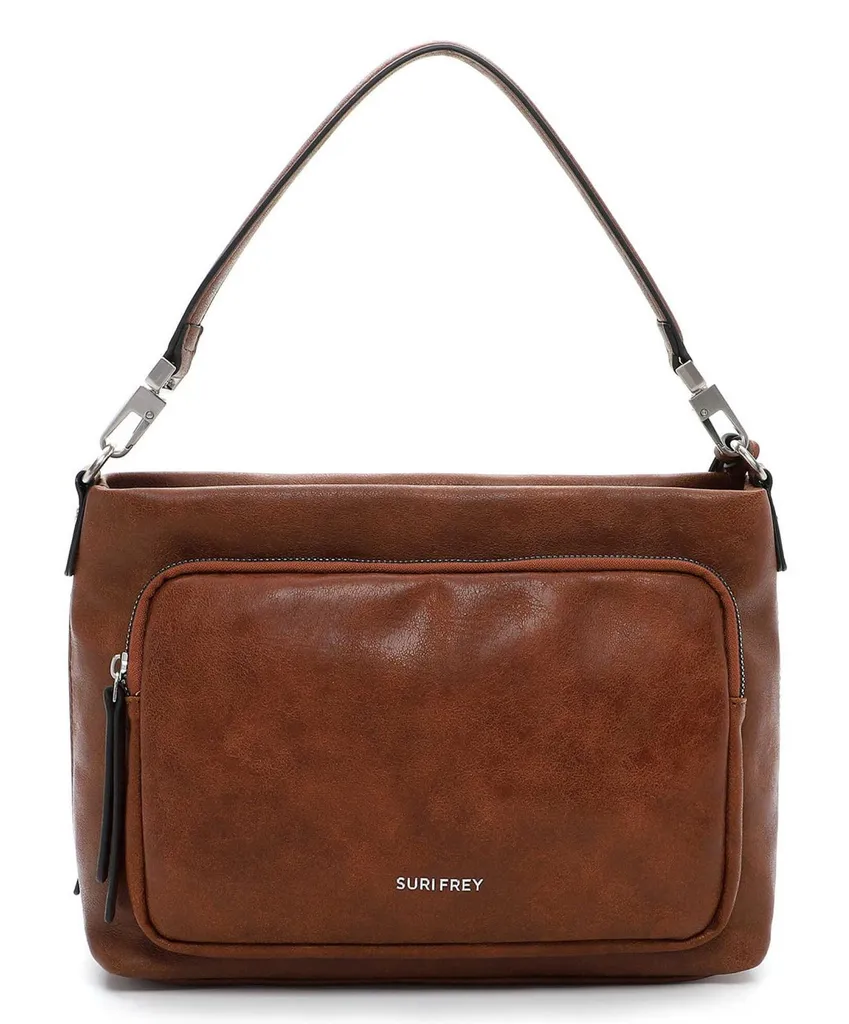 Sac Bandoulière Carly Cognac SURI FREY en Matière Souple et Design Chic