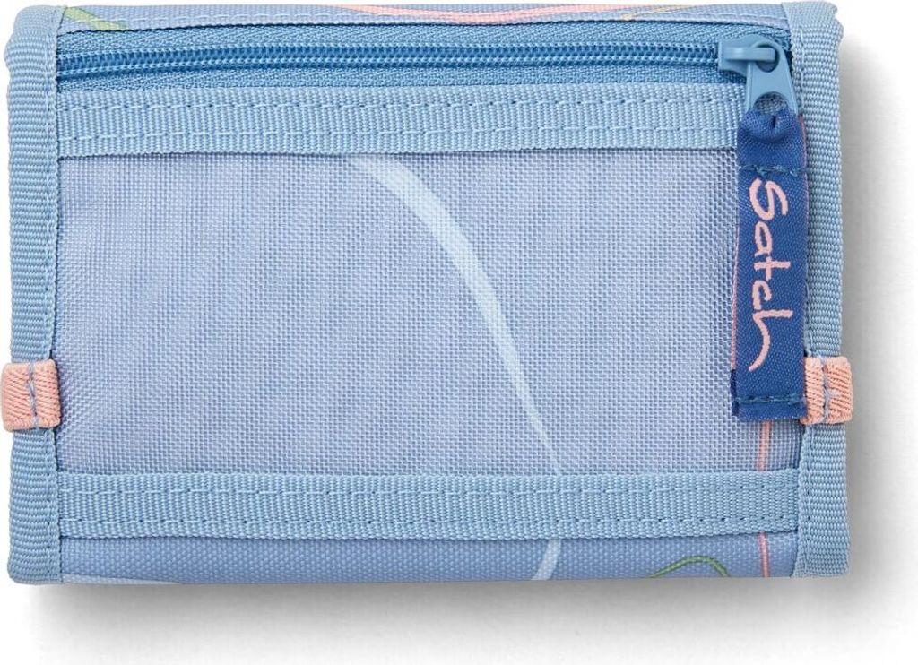 satch Geldbörse satch Wallet Vivid Blue hellblau rosa Produktbild 2