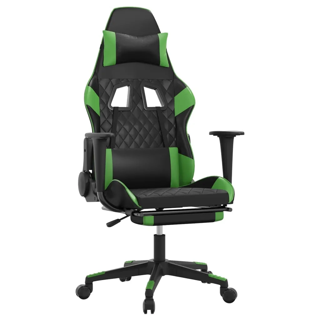 Sedia Gaming vidaXL con Poggiapiedi: Basta Mal di Schiena!