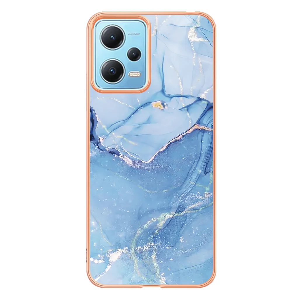 XINNI Cover per Xiaomi Redmi Note 13 5G, Protezione Schermo Integrata 360 Gradi Antiurto Custodia, Rugged Doppia Faccia Bumper Trasparente Full Guscio Fronte Retro Case, Azzurro