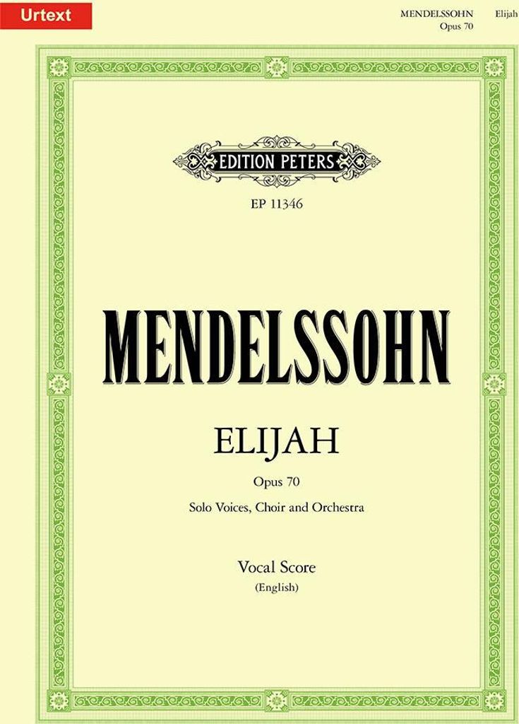 Elijah Op. 70 (Urtext) Vocal Score