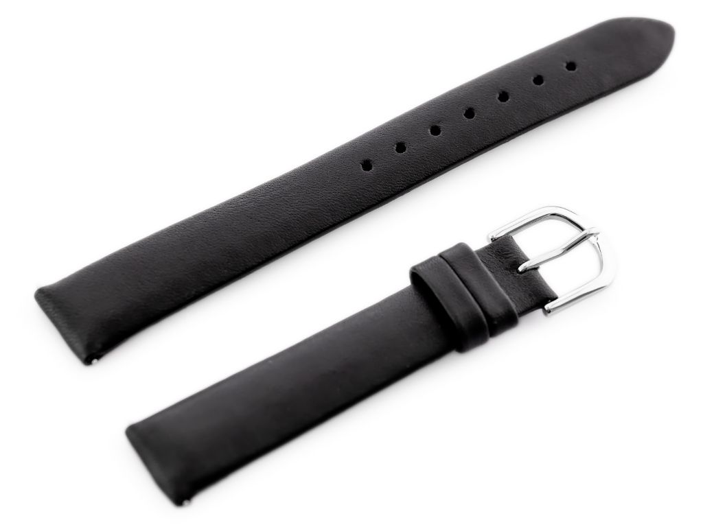 Lederarmband Für Uhr 213 16/14 Schwarz