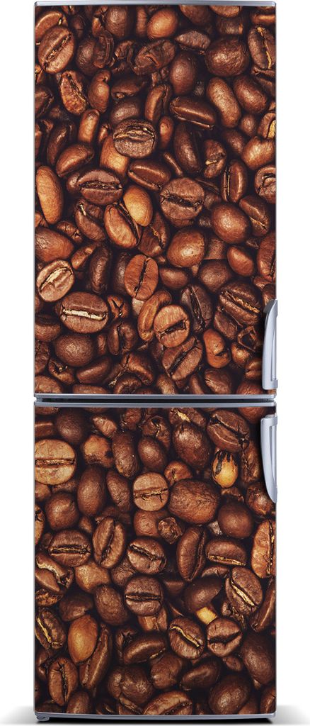Tulup Kühlschrankdekoration - Magnetmatte - 60 cm x 180 cm - Magnet auf dem Kühlschrank - Kaffeebohnen