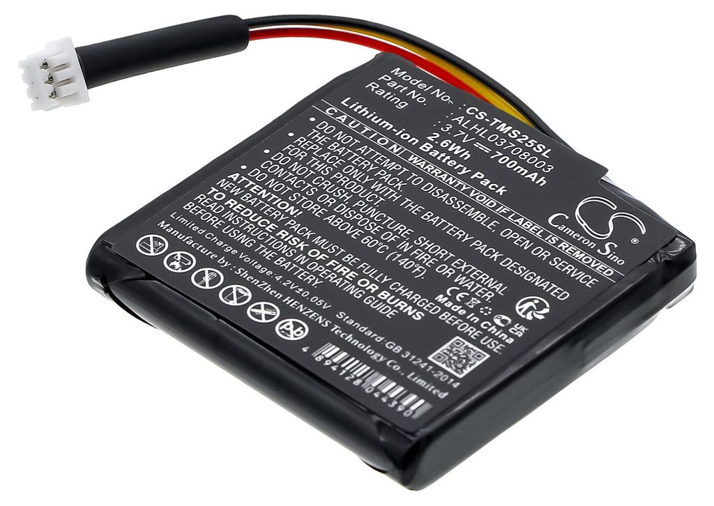 TECHTEK Batteria compatibile con [TomTom] 4EN.001.02, Immagine del prodotto 