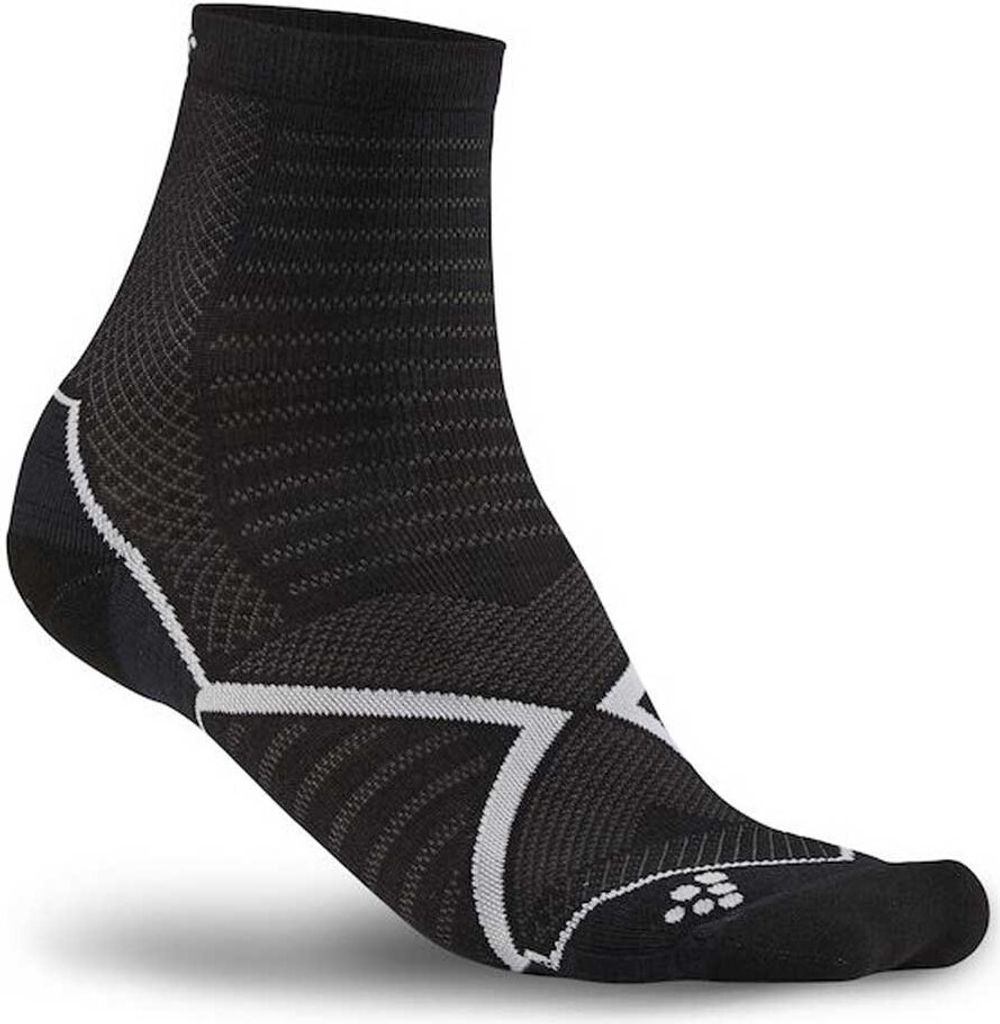 CRAFT Run Warm Sock BLACK WHITE 40/42