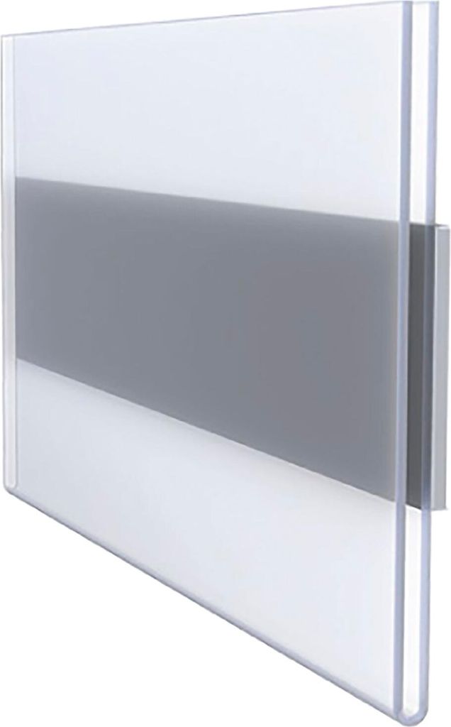 Fath Etikettenhalter magnetisch 38x100mm magnetischer Regal Etikettenhalter, Kunststoff
