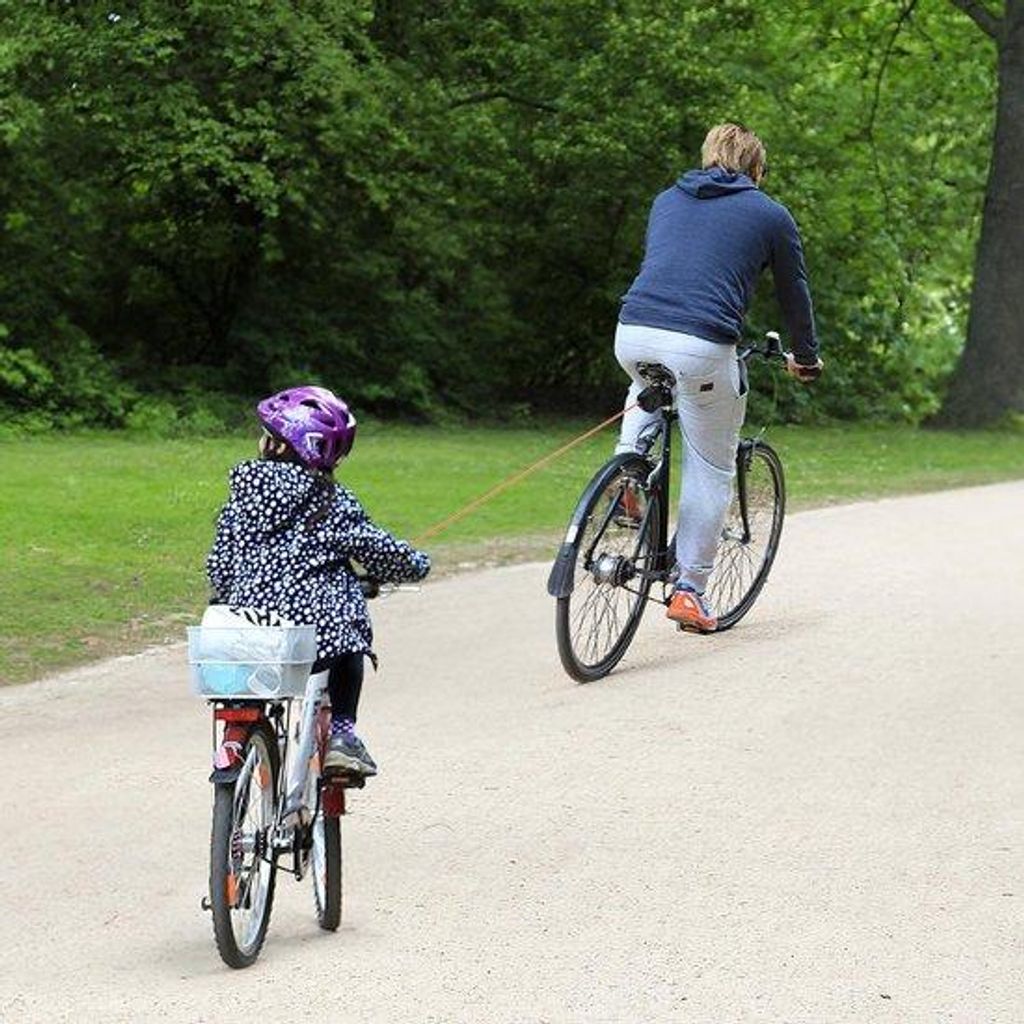Kindersitz Fahrrad-Anhängersystem, einziehbar, Zubehör für E-Bike, Mountainbike, 12V