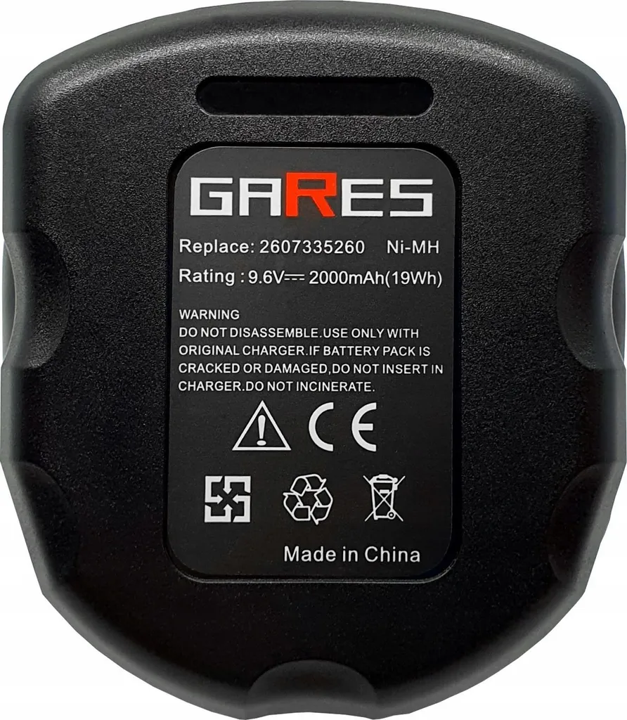 Batterie de rechange pour Bosch BAT100 9.6V bloc d'alimentation - 6