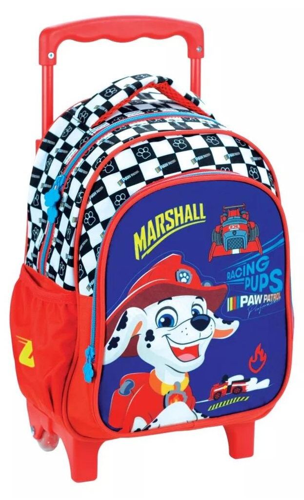 Paw Patrol Marshall Racing Rollender Kindergartenrucksack,