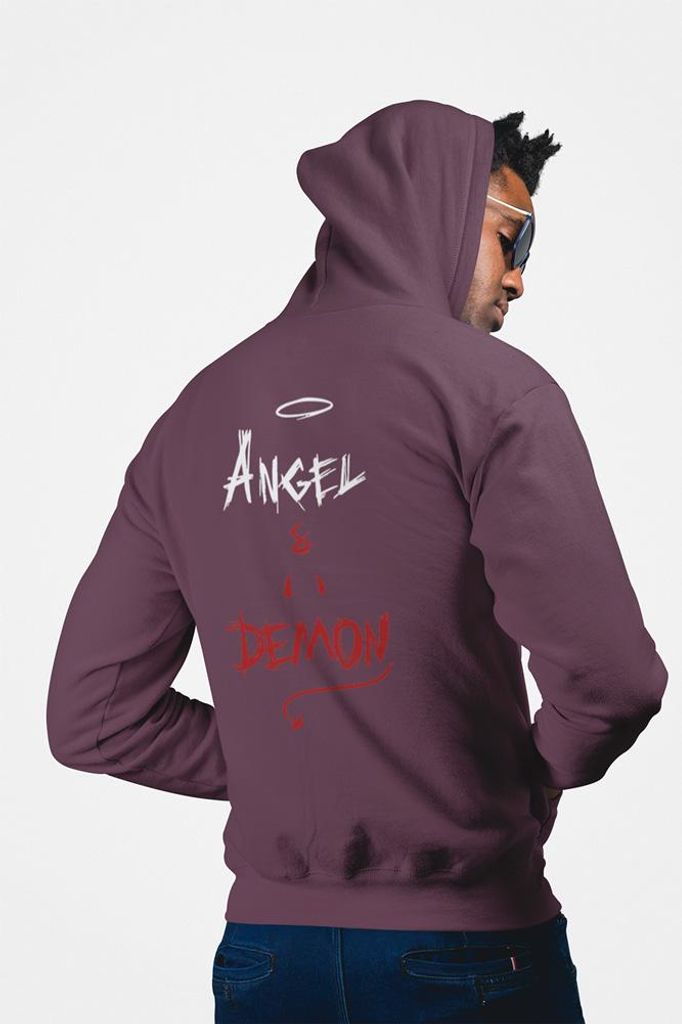 D&B Uni Hoodie ZIPEB00002 Angel Braun-Größe 2XL