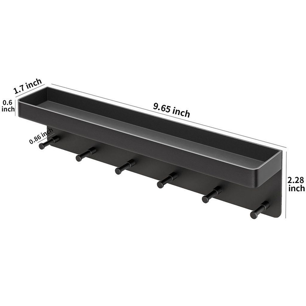 Schlüsselleiste Edelstahl Schlüsselleiste Schlüsselbrett Produktbild 2