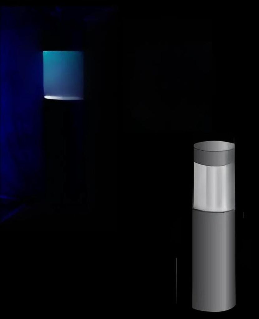 Design Wasser Aquarium Wassersäule Säule Dekoration Quallen Wasserwand Club Neu