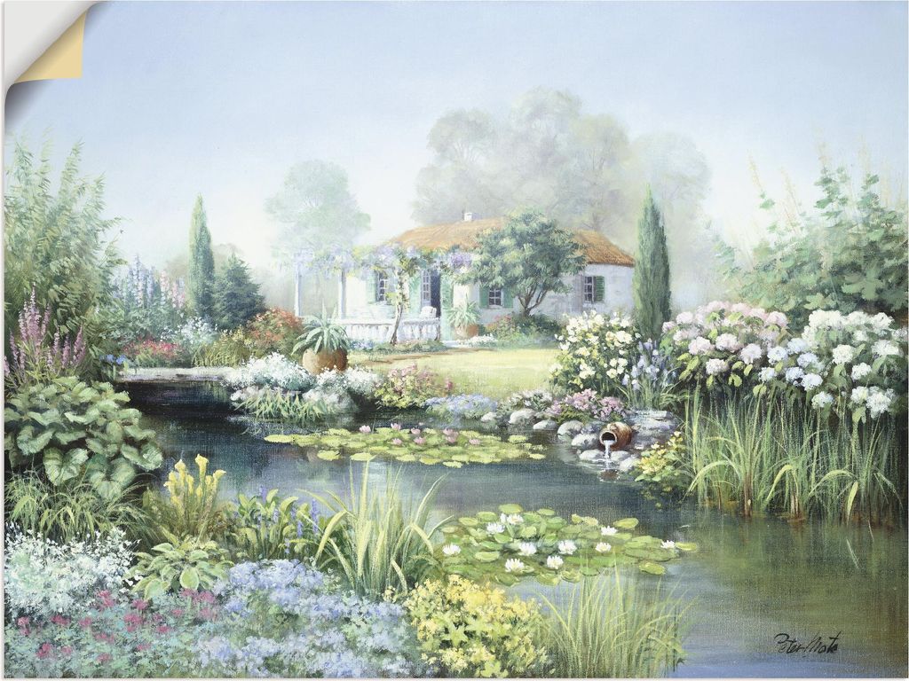ARTland Wandbild, selbstklebend Schatzgarten Größe: 60x45 cm