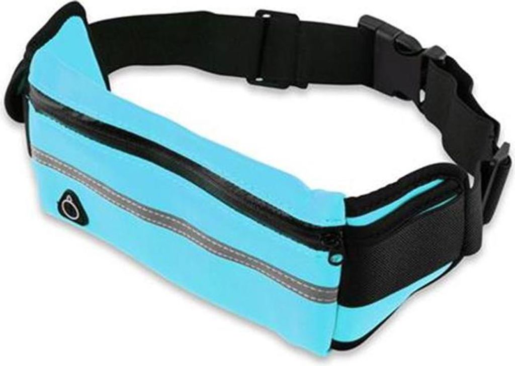 EmpireAthletics - Neopren Hüfttasche (Hüftumfang von 70 - 100 cm) für alle Smartphones mit Schlüsselfach, Kopfhöreranschluss und Steckschließ...