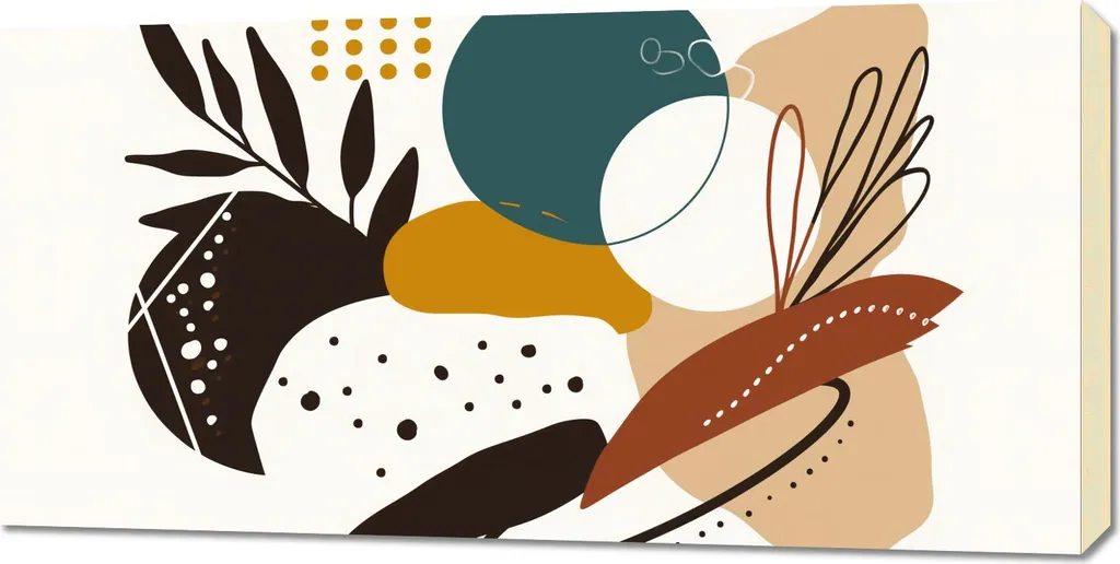 Image 100 x 50 cm Kaléidoscope Floral Haute Définition Coloris Vifs