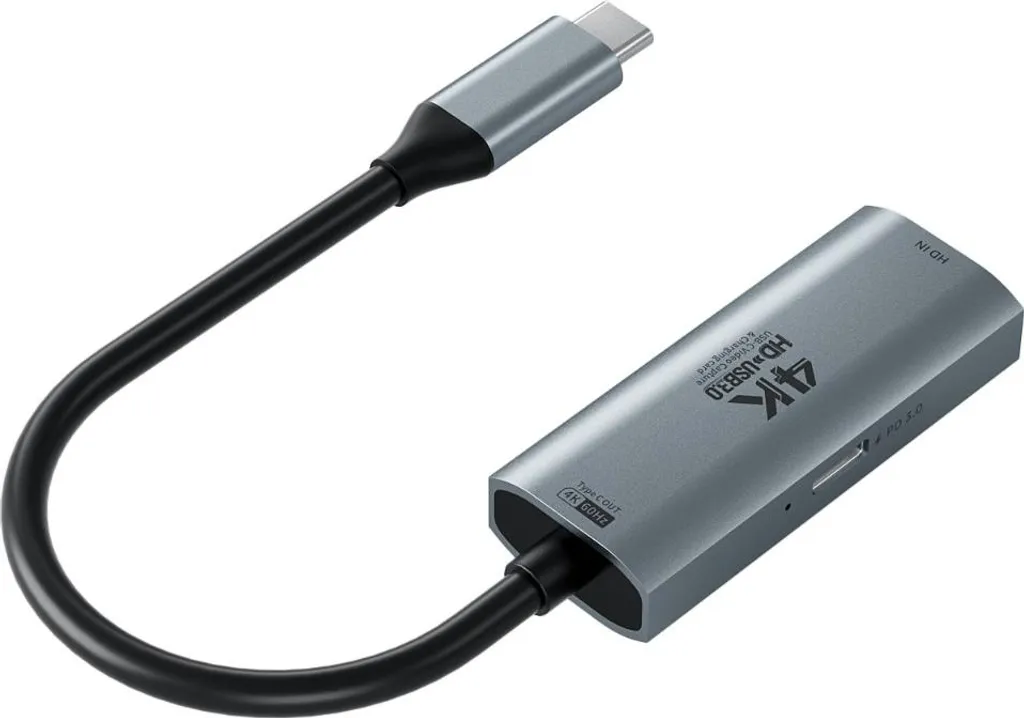 Offerta INF Scheda Acquisizione 4K60Hz PD3.0 USB-C Argento - 2