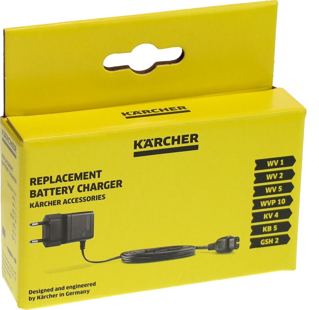 Kärcher 2.633-107.0 Ladegerät, Netzteil für WV KV Fensterreiniger Wischer