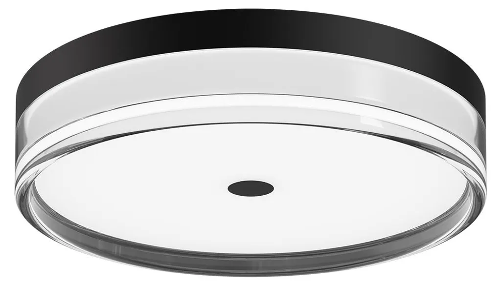 Plafonnier LED Puissant 32W Noir avec Technologie Éco-Énergie MOLINO