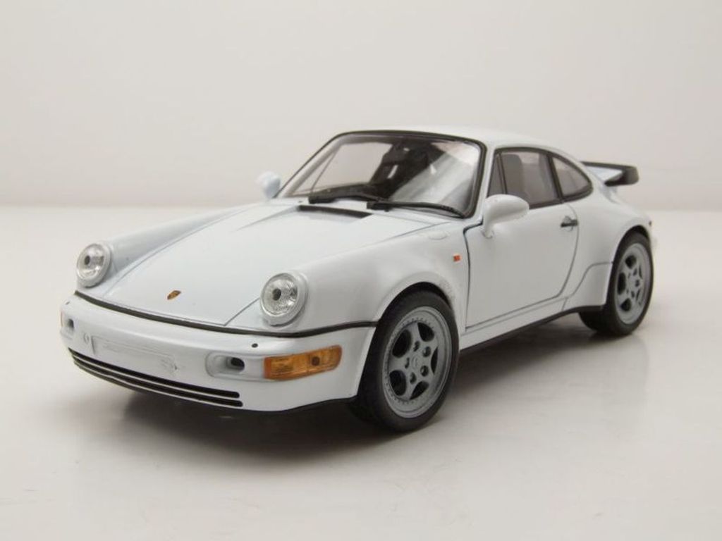 Welly 24023W Porsche 911 (964) Turbo 1990 weiß 1:24 Produktbild 