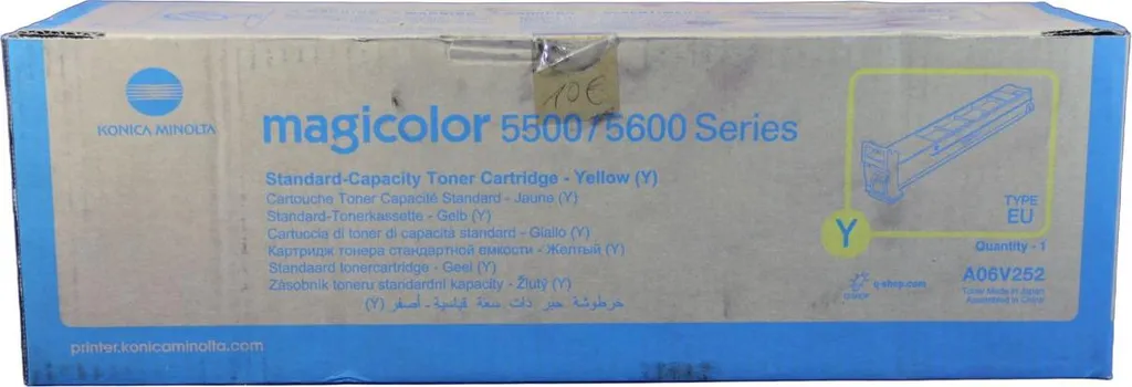 Cartouche de toner laser jaune Konica Minolta Magicolor 5500 -B