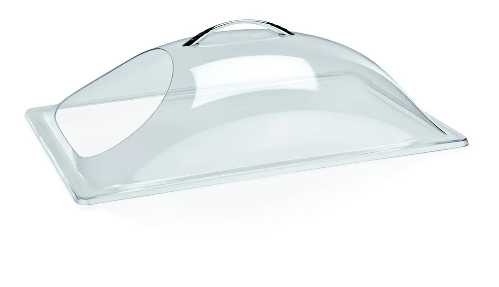 Couvercle GN 1/1 en Polycarbonate avec Découpe Latérale pour Louche - 2