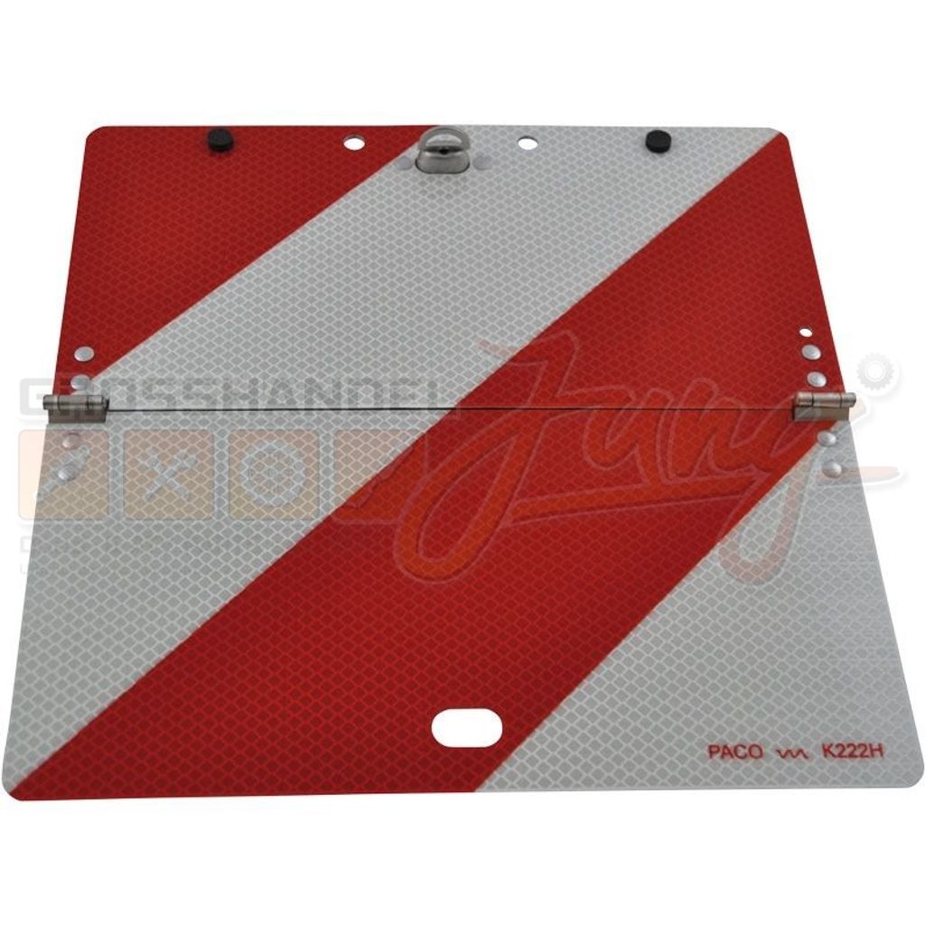 Parkwarntafel, klappbar Stahlblech 285 x 285 links Frielitz 021000365