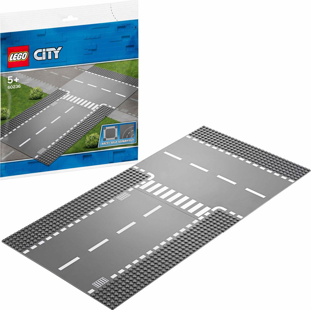 LEGO® City Prosta i skrzyżowanie w kształcie litery T, Zdjęcie produktu 