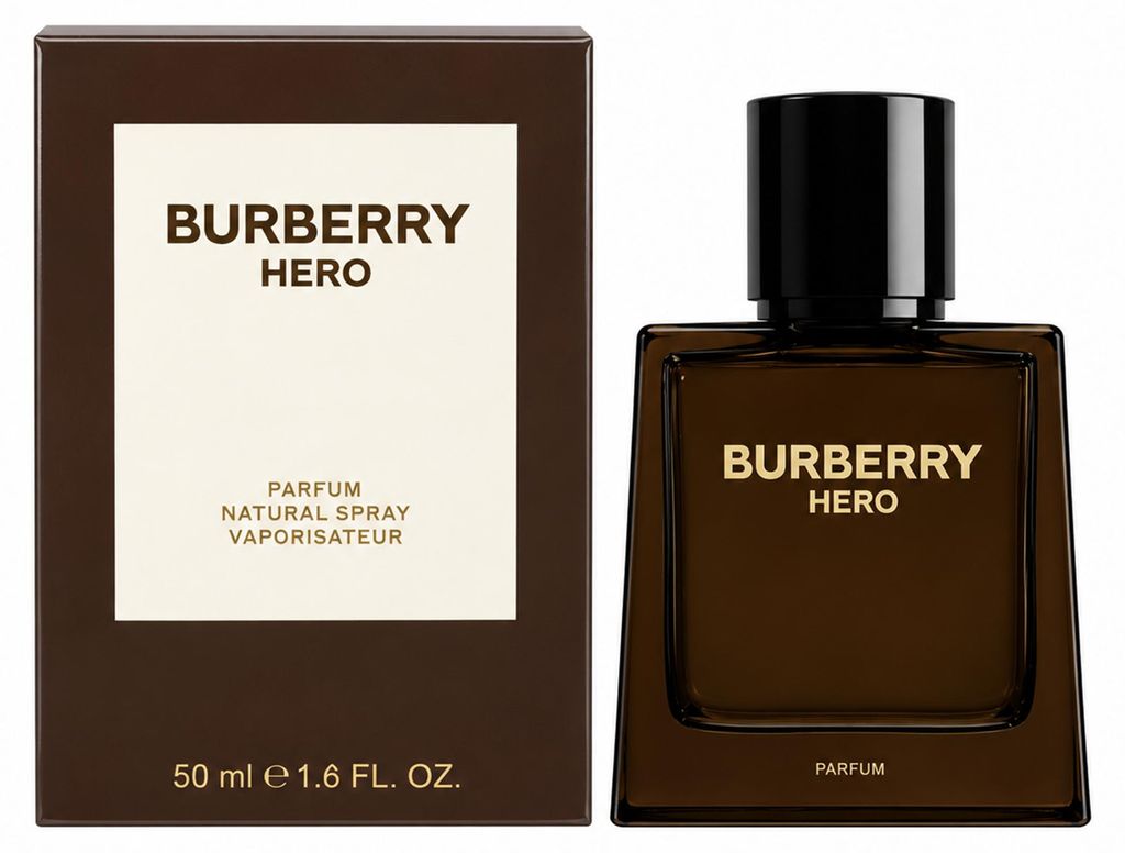 Burberry Hero Parfum, voor heren, 50 ml, navulflacon, met Productafbeelding 