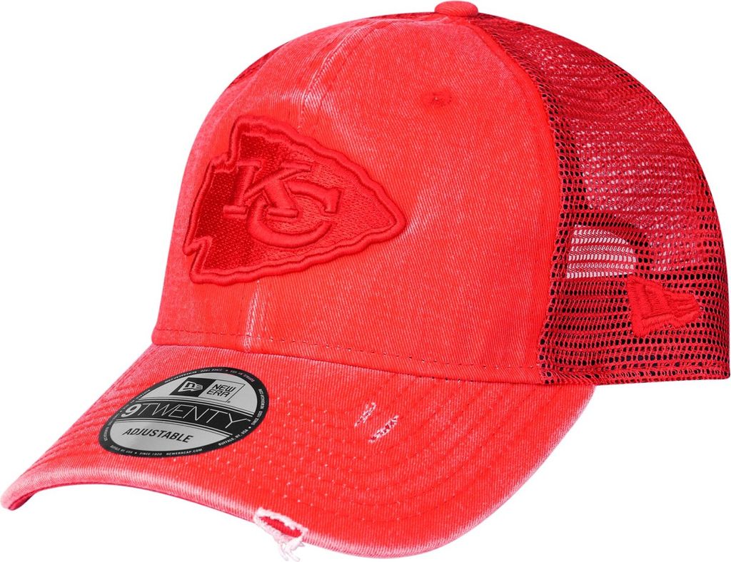 New Era 9Twenty Trucker Cap - WASHED Kansas City Chiefs rot