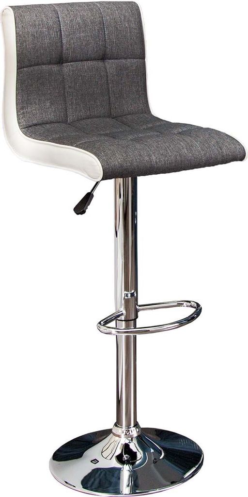 Sgabello Modena 90115cm grigio bianco 36829 Immagine del prodotto 