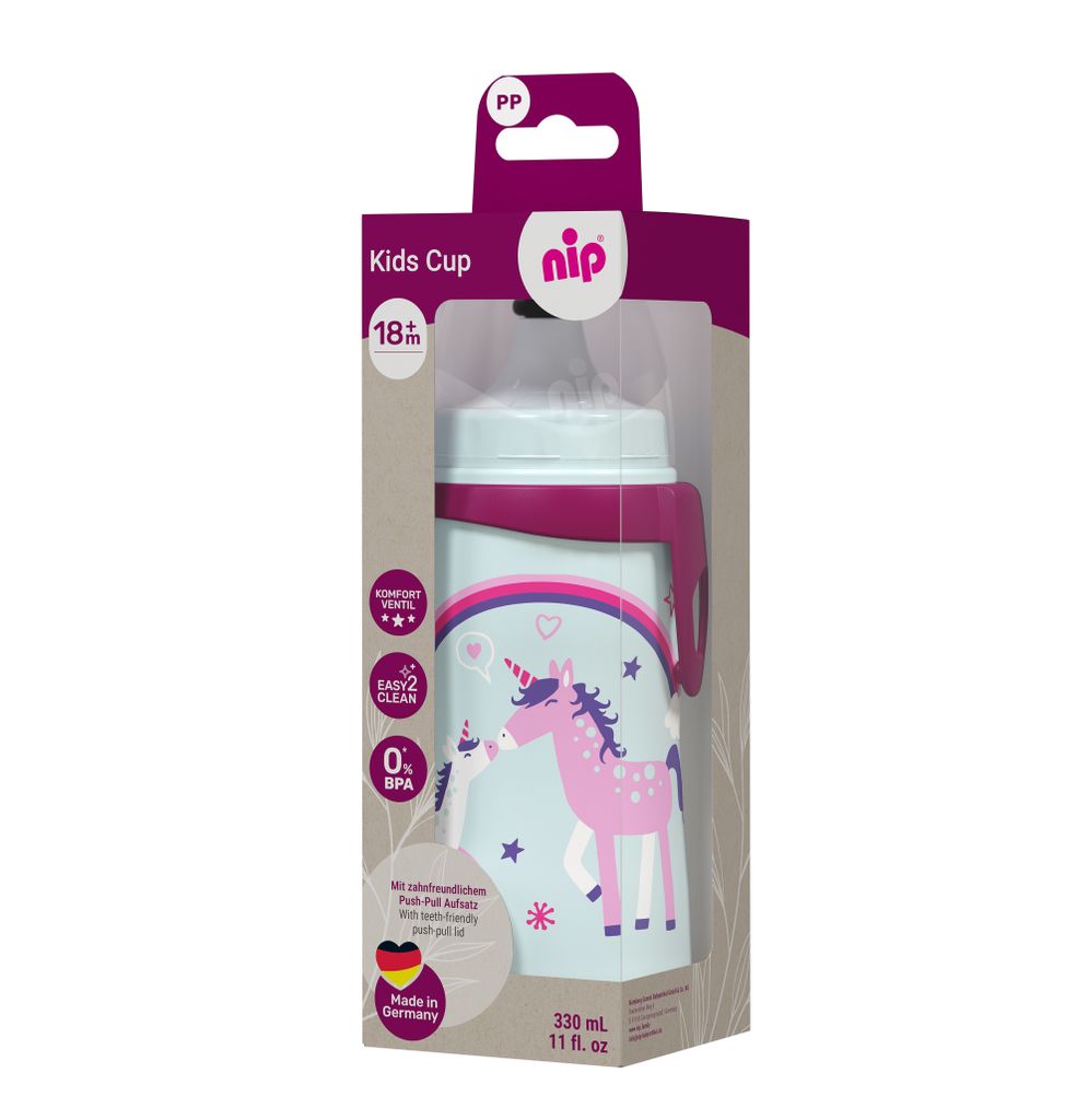 nip Kids Cup, 330 ml, Mehrfarbig, Kind, Junge/Mädchen, Polypropylen, 1,7 Jahr(e)
