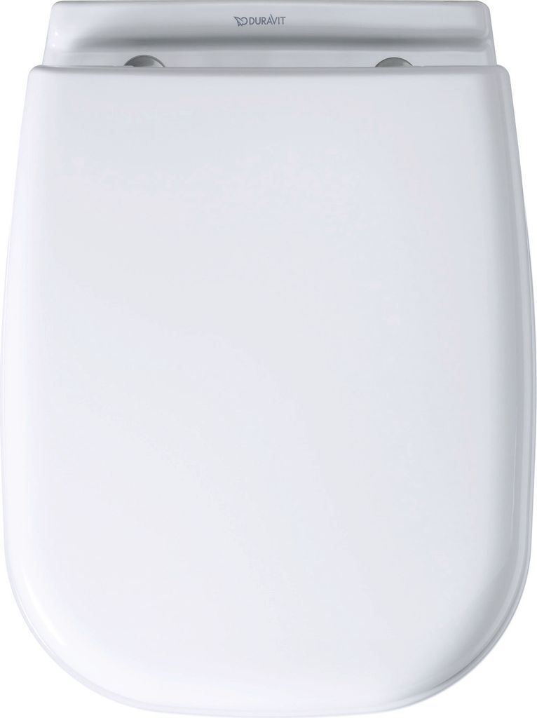 WC-Sitz D-Code ohne SoftClose Scharniere edelstahl, weiß Produktbild 8