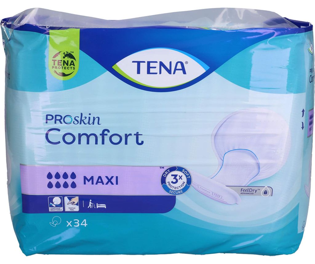 TENA PROSkin Comfort Maxi Vorlagen bei schwerer bis sehr Produktbild 