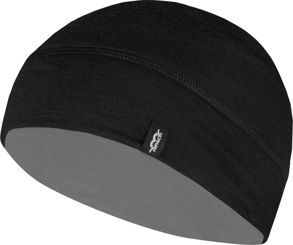 P.A.C. PAC Merino Fleece Beanie Total Black -