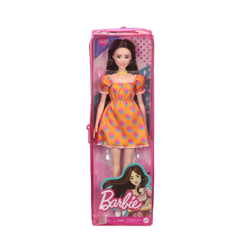 Barbie Fashionistas Puppe (rothaarig) im gemusterten Produktbild 
