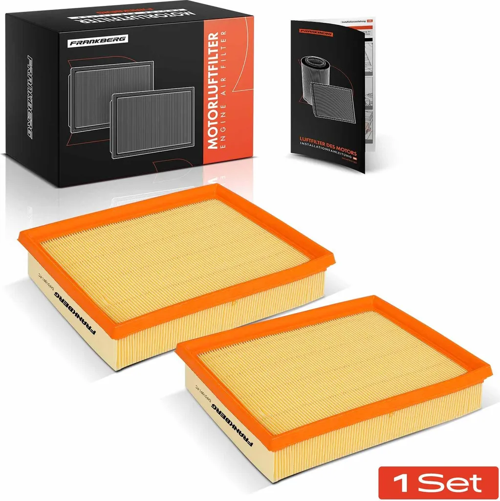 Frankberg 2x Filtre à Air pour Renault Laguna III et Latitude 1.5 2.0 dCi