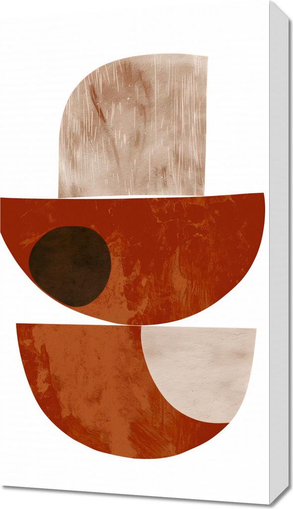 Bild 40x70cm Erdige Schicht