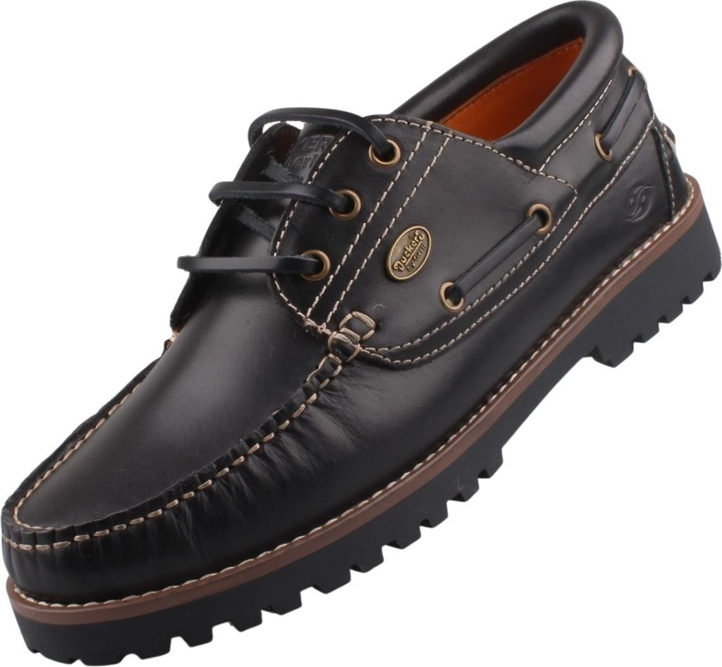 DOCKERS BY GERLI Herren Schnürschuh Sneaker Business elegant 54CT001 Schwarz , Schuhgröße:43 EU