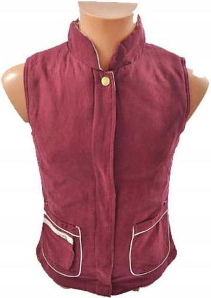 W1585 - Damen Weste Kirsche - 12