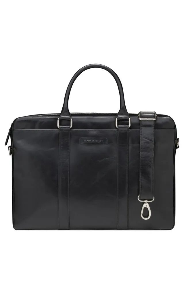 Sacoche ordinateur 15" dbramante1928 Nordborg en cuir de luxe noir