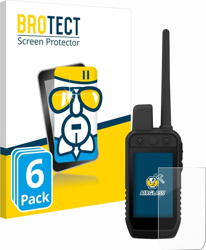 6x BROTECT Schutzglas für Garmin Alpha 300 K Schutzfolie Panzer Folie Glas Display Schutz klar
