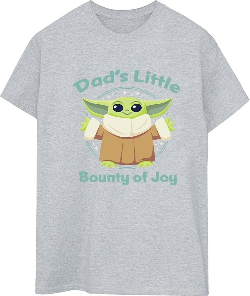 Star Wars - "The Mandalorian Bounty Of Joy" T-Shirt für Damen BI45886 (M) (Grau)